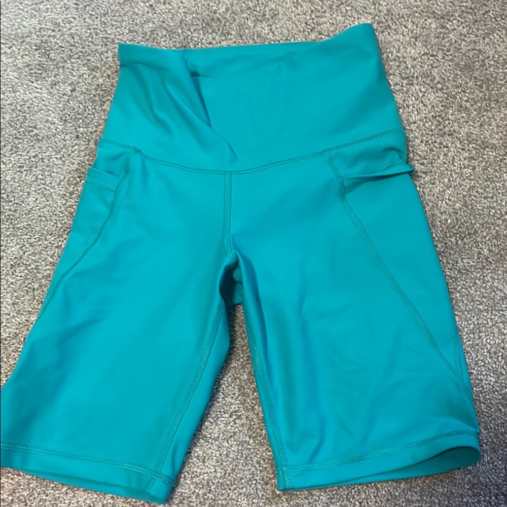 Old Navy Blue Bike Shorts Lightweight Athletic Wear